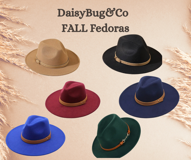 Fall Fedoras! Multiple colors