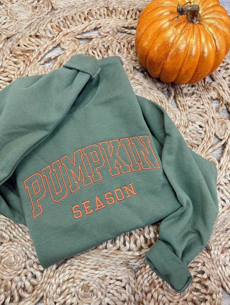 Pumpkin Season Embroidered Pre Order