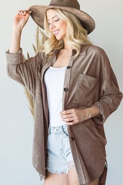 Cocoa Luxe Shacket