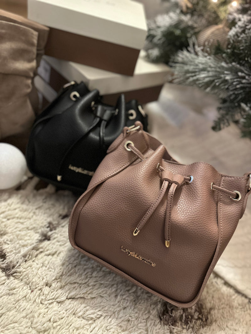 The Stacey: Luxe Bucket Bag Blush