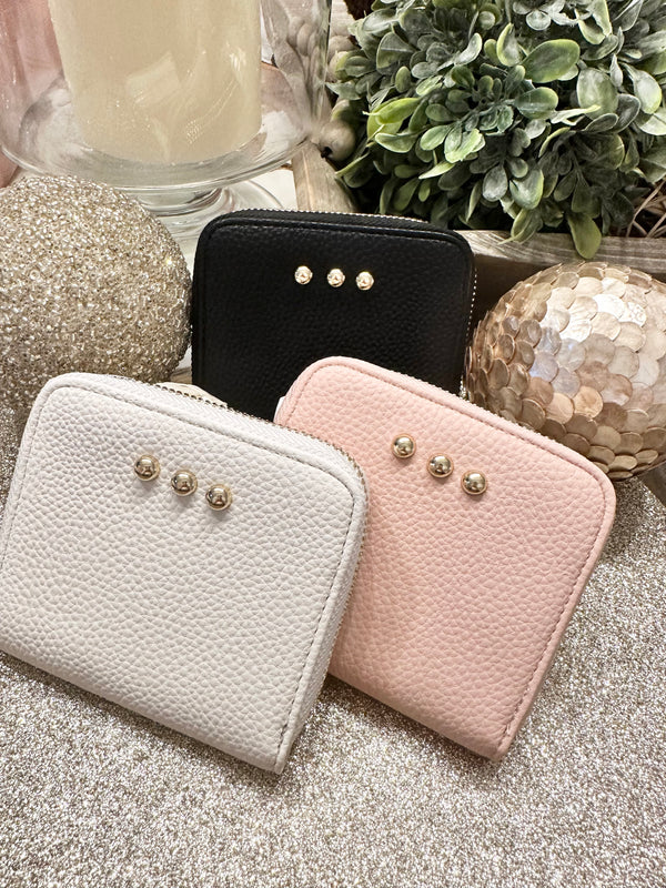Luxe pebble wallet with pouch inserts!!