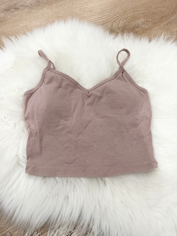 Padded crop cami small