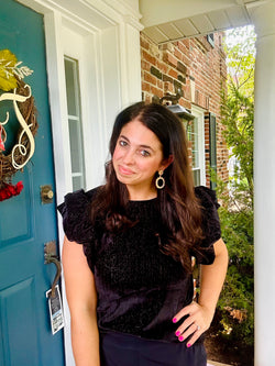 Classic and Chic Velvet Top