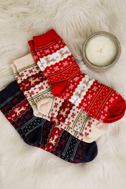 Holiday Socks Sand