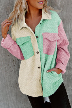 Neopolitan Quilted Spring Shacket