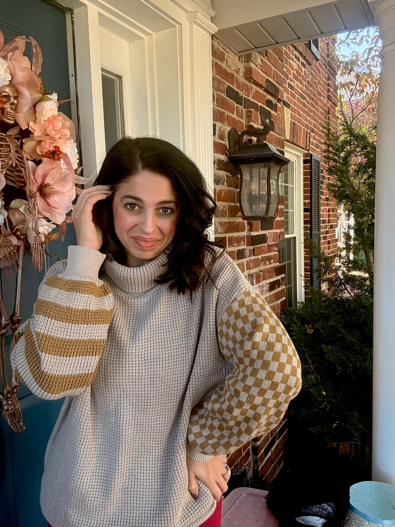 Coffee Date Luxe Knit Sweater